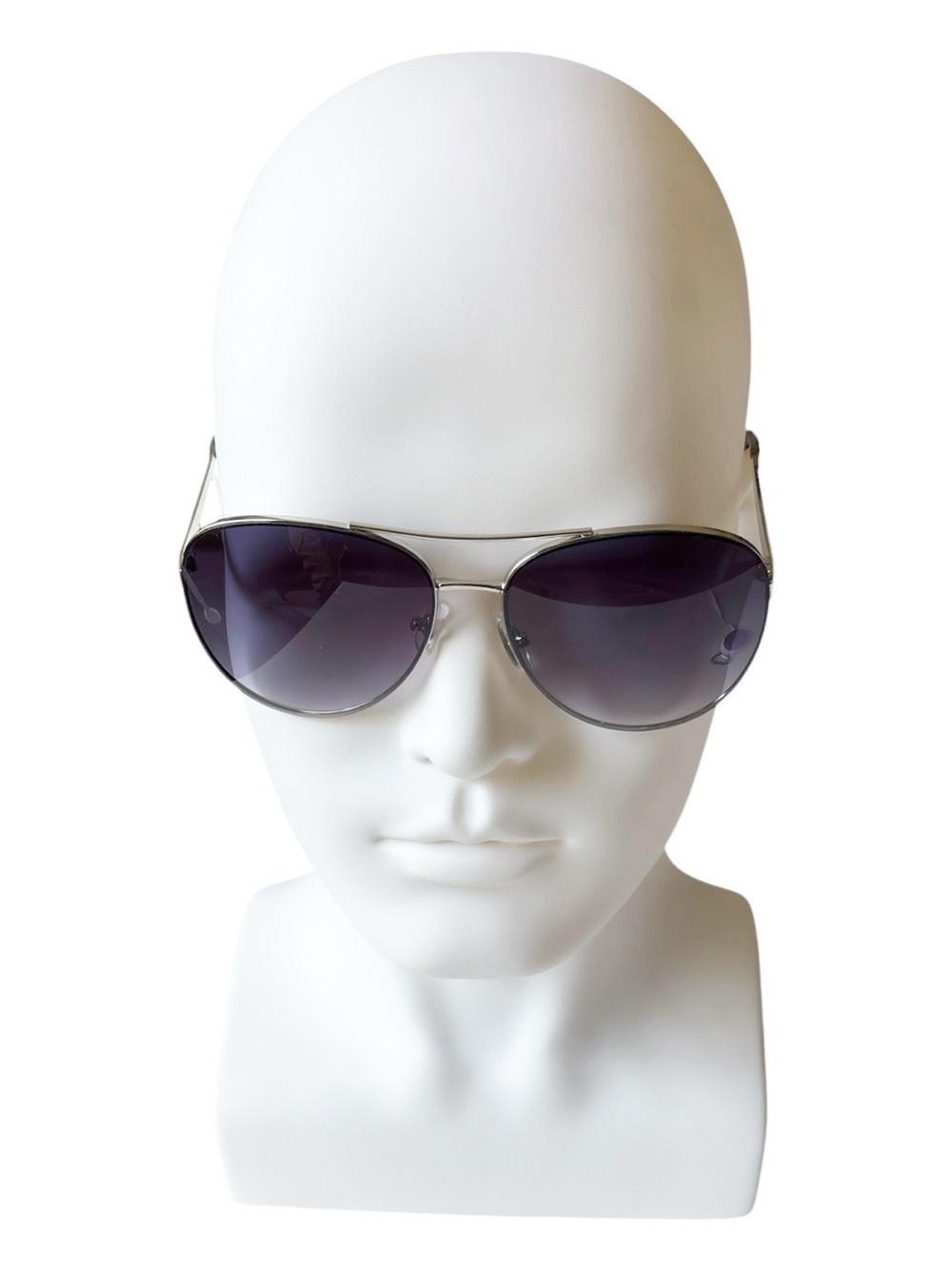 Dana Buchman  metal Aviator silver frame purple gradient sunglasses | 60.17.140